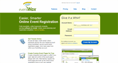 Desktop Screenshot of culturerx.eventwax.com