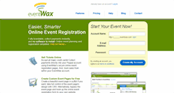 Desktop Screenshot of obtiva.eventwax.com